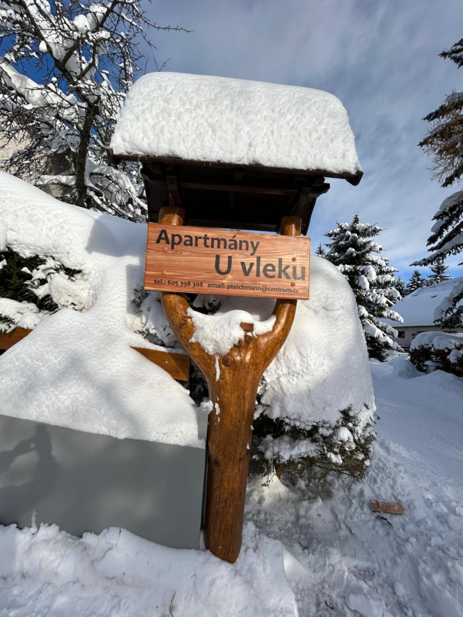 Apartmány u vleku Karlova Studánka Exteriér fotografie