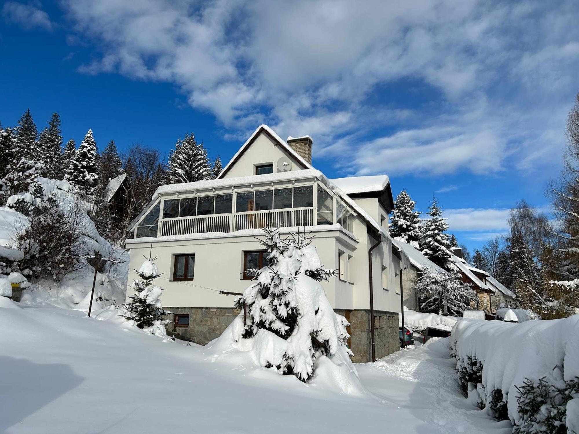 Apartmány u vleku Karlova Studánka Exteriér fotografie
